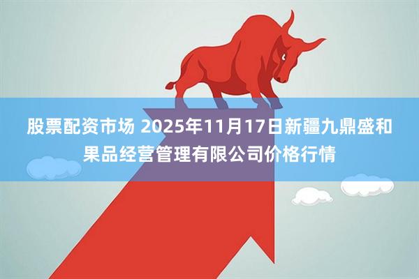 股票配资市场 2025年11月17日新疆九鼎盛和果品经营管理有限公司价格行情